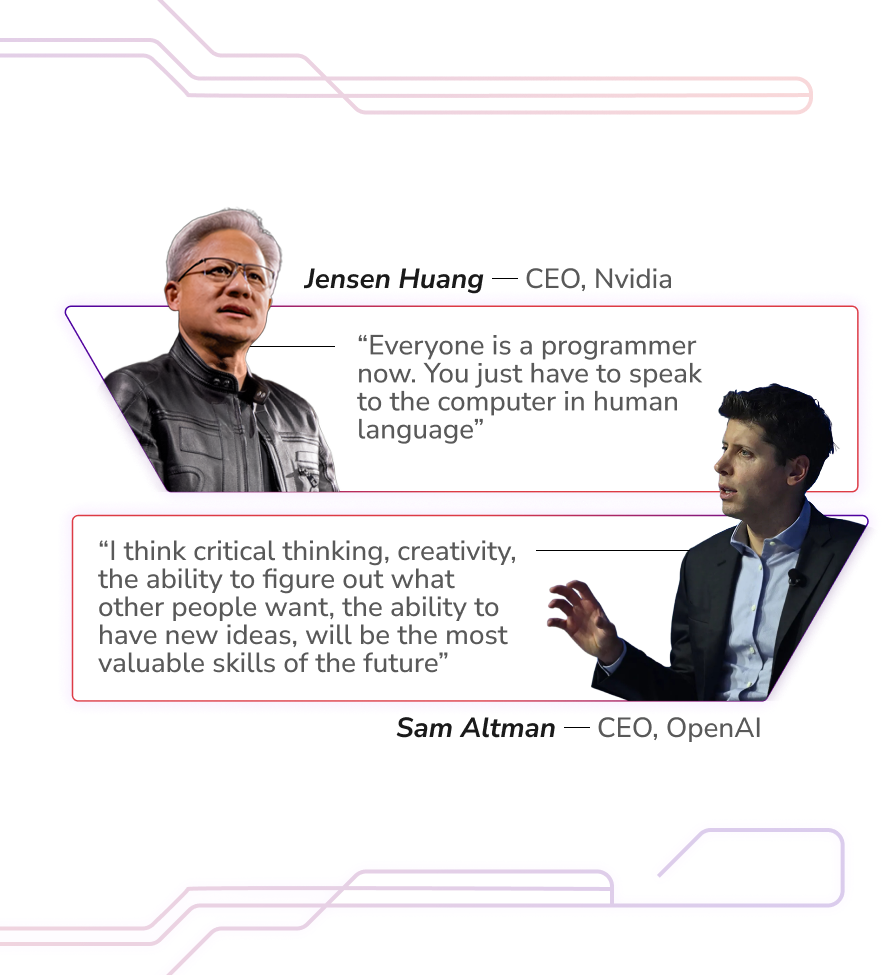 OpenAI and Nvidia CEOs quotes